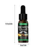 Men's Beard Care Kit For Men, Beard Oil, Beard Brush, Comb, Scissor, Storage Bag, Beard Care & Trimming Set