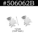 Venezuela,Afghanistan,Lebanon Cedar,Madagascar,India Punjab,Trinidad and Tobago Stud Earrings Stainless Steel Jewelry #505621