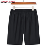 Summer Men's Sport Shorts Cool Sportswear Running Shorts Casual Bottoms Gym Fitness Training Jogging Short Pants Men Black Gray