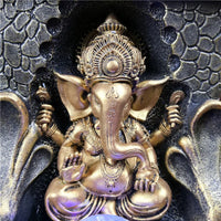 Lucky Ganesha Statue Elephant Thai God of Success Resin Crafts India Idol Desktop Water Fountain For Wedding Perfect Gifts