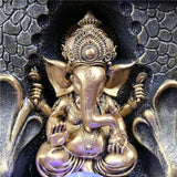 Lucky Ganesha Statue Elephant Thai God of Success Resin Crafts India Idol Desktop Water Fountain For Wedding Perfect Gifts