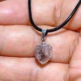 Natural Crystal Herkimer Diamond Pendant Hang Stone Gemstones Mineral Energy Reiki Home Decorations Gift Ore Crystals