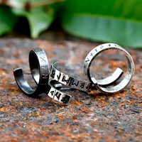 2024 New 316L Stainless Steel Viking Rotating chain rune Ring For Men Fashion retro Amulet fashion Jewelry Gift free shipping