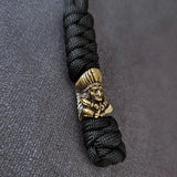 Vintage Hand-knitted Lanyard Keychain Biker helmet Pendant Paracord Rope weave Accessories Bag Hanging Handmade Car Keyring