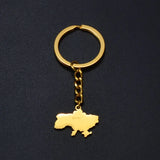 Anniyo Ukrainian Keychain Ukraine Key Ring Ukrainian Jewelry Key Chains for Women Men #000150
