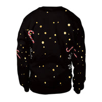 [You're My Secret]Women Autumn Winter Long Sleeve Crew Neck Pullover Tops Christmas Party Santa Claus Printed Casual Sweatshirts