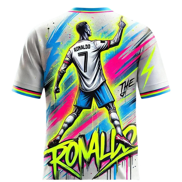 2025-26 CHATGPT Original Design New Arriavl The Goat Design Football Jersey Training Kit Oversized O-neck Soccer Tee