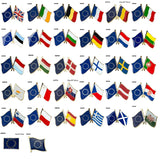Flag Laple Pin Badge Brooch Canada friendship Ethiopia Ireland Brazil Pakistan Belgium Poland Germany Russia Philippines Finland