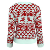 Winter 2025 Women's Christmas Sweater Soft Cute Xmas Look Knitwear Long Sleeve O Neck Jumpers Top Streetwear Y2K Style Pullovers