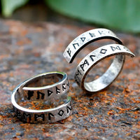 2024 New 316L Stainless Steel Viking Rotating chain rune Ring For Men Fashion retro Amulet fashion Jewelry Gift free shipping
