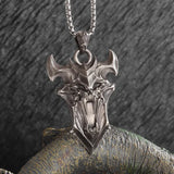 Retro Fashion Seven Angels Magic Circle Solomon's Seal Necklace Pendant Men's Lucky Amulet Jewelry