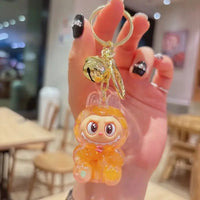 Acrylic Keychain with Flowing Sand Toy Figure Bag Accessory Cute Blind Box Decoration Gift Key Chain from Mainland China