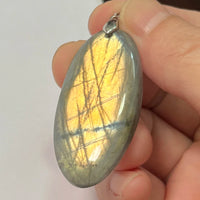 Pendant Natural Stone Irregular Shape Blue Purple Labradorite Pendant for Women Men Jewelry 1Pcs