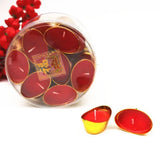 28 Pcs Handmade Lotus Flower TeaLight Candle, Floating Candle and Tea Lights, Centerpieces for Tables, Bridal Baby Shower