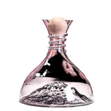 Lead-Free Crystal Wine Decanter  Iceberg Design Aerator Optional Wooden Stopper Home Bar Accessory Barware and homemade items