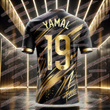 New Hot Selling Yamal Fashion 3D Printed Men's Fan Commemorative T-shirt Daily Sports Quick Drying Jersey