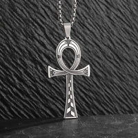 Ancient Egyptian Goddess Spread Wings Pendant Necklace Women Fashion Hip Hop Punk Amulet Jewelry Gift