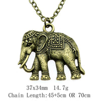 Birthday Gifts Necklace 45Cm Or 70Cm Long Chain Elephant Neck Decoration Choker Neck
