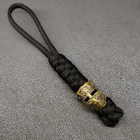 Vintage Hand-knitted Lanyard Keychain Biker helmet Pendant Paracord Rope weave Accessories Bag Hanging Handmade Car Keyring