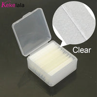 Kekelala Glue-Free 40 Pcs/case Reusable Self-Adhesive Glue Strip False Eyelashes Makeup Tools No Glue Lash Adhesive Tape In Bulk
