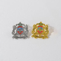 Anniyo （1Piece）Canada Morocco Brooch for Women Men Girls Moroccan Maroc Brooches Jewelry #000167