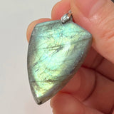 Pendant Natural Stone Irregular Shape Blue Purple Labradorite Pendant for Women Men Jewelry 1Pcs