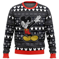 Mickey Mouse Anime Ugly New Year Christmas Gift Merry Christmas New Year's Eve New Men's and Women's Hoodies Sportswear