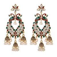 Pendientes Gypsy Ethnic Round Bells Indian Jewelry Earrings Vintage Tribe Jhumka Earrings Kolczyki Wedding Jewelry