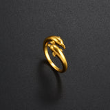 Anniyo Dolphin Ring For Women and Girls Metal Animal Accessories Factory Wholesale Price  #125225