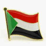Flags, badges, and pins of countries around the world-