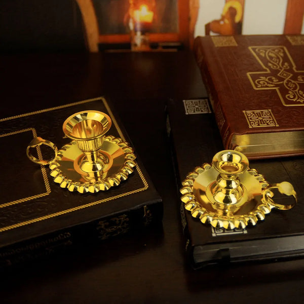 Orthodox Church Home Villa Handicrafts Cande Decorations Composite Candlestick Rack Home Decor Living room Decor party