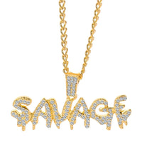 Domineering Flying Eagle Animal Pendant Necklace Men's Fashion Rap Cool Trendy Party Jewelry