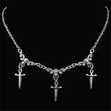 Vampire Bite Chokers Blood Drips Cross Necklace Romantic Gothic Victorian Gorgeous Jewelry Fashion Women Halloween Party Gift
