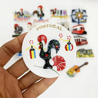 3d resin Fridge magnets Portugal Lisboa Tourism Souvenirs Magnetic Refrigerator Stickers For Home Decoration