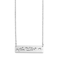 Anniyo Maldives Map Pendant Necklaces for Women Girls Maldivian Stainless Steel Jewelry #319901