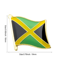 Flag Pins Country Flag Badge Flag Brooch National Flag Lapel Pin International Travel Pins Collections