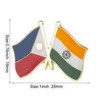 India  Flag Laple Pin Badge Brooch