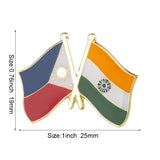 India  Flag Laple Pin Badge Brooch