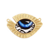 Newest Classic Amulet Turkish Blue Evil Eye Charm Pendant,18K Gold Cubic Zirconia CZ Paved,Jewelry Necklace Bracelet Supply L30