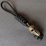 Vintage Hand-knitted Lanyard Keychain Biker helmet Pendant Paracord Rope weave Accessories Bag Hanging Handmade Car Keyring