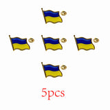 Ukraine Flag Lapel Pins - Bulk Pack Ukraine National Emblem Badges for Jackets Hats Backpacks And Clothes