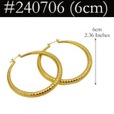 Anniyo African Round Earrings Women Girls Gold Color Exaggerat Jewelry,Ethiopian Brazilian Africa Big Earrings Nigeria #240706