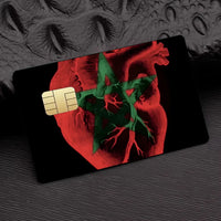 Morocco Map Flag  Card Stickers  Holographic Sticker Film Skin Cover for Credit Debit Card