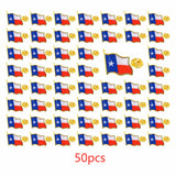 USA Texas State Flag Lapel Pin Metal Waving Badge Brooch Lapel Pin Clothing Hats Suit Travel Bags Accessories