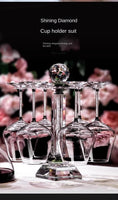 Lead-Free Crystal Wine Decanter  Iceberg Design Aerator Optional Wooden Stopper Home Bar Accessory Barware and homemade items