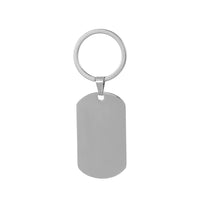 Custom Laser Engrave Photo Text Tag Key Chain Stainless Steel Personalized Name Date Key Ring  Anniversary Gift Daily Jewellery