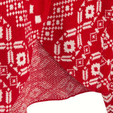 Women Knitwear Christmas Sweater Low Back Wrapped Knot Sexy Oversized Jumper Deep V-Neck Off Shoulder Hot Red Pullover Tops