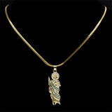 2024 New fashion St. Jude Tadao necklace Zircon copper religious pendant necklace temperament everything with stainless steel cl