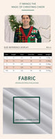 Men Women Xmas Sweatshirt 3D Christmas Wine Glass Bell The Gingerbread Man Print Ugly Christmas Sweater Holiday Party Jumper Top
