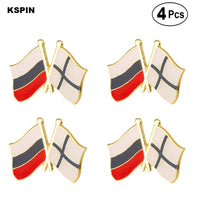 4pcs Pakistan & Ukrain Cross Badge Lapel Pin Badge  Brooch Icons